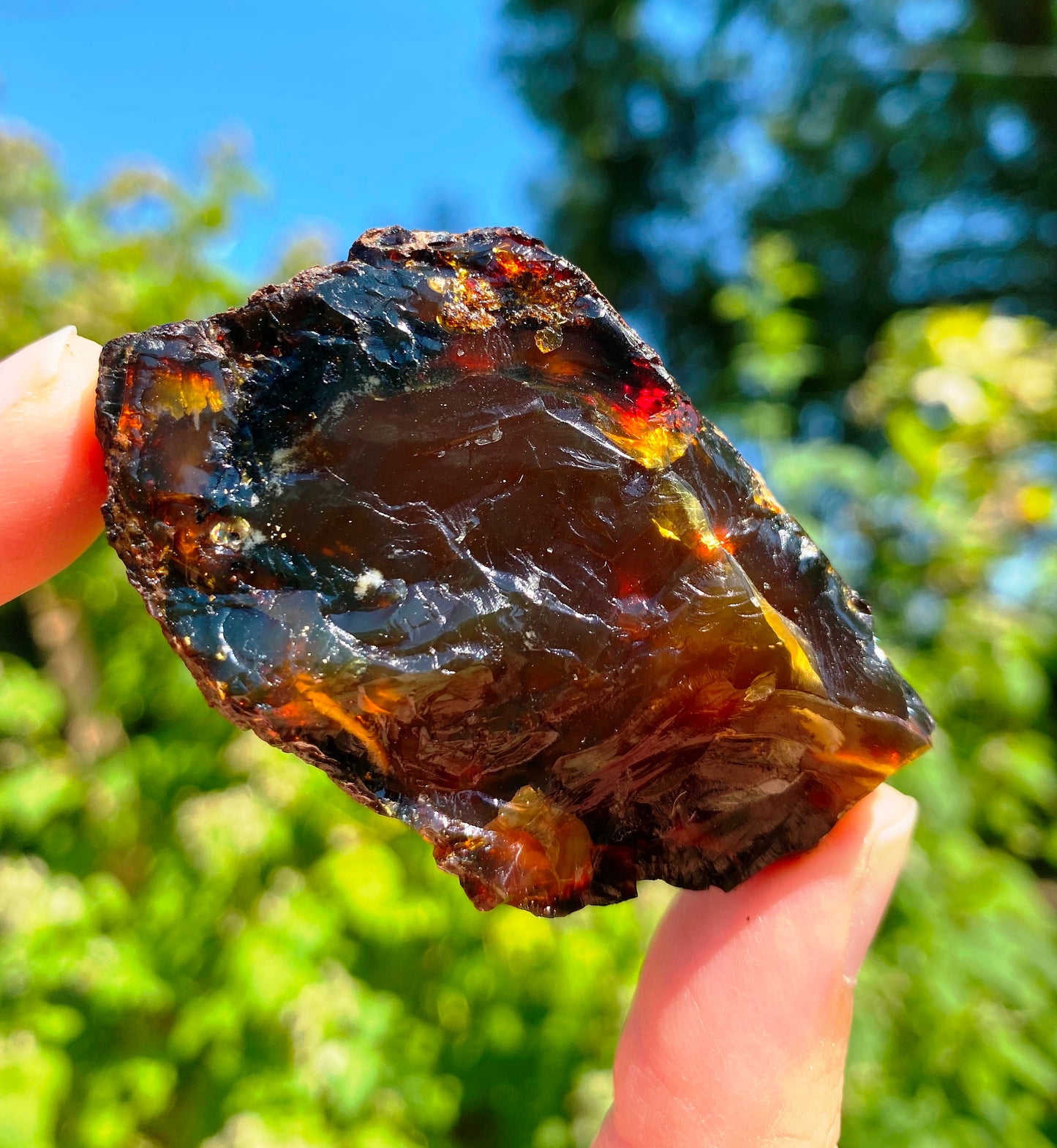 Natural Black Amber