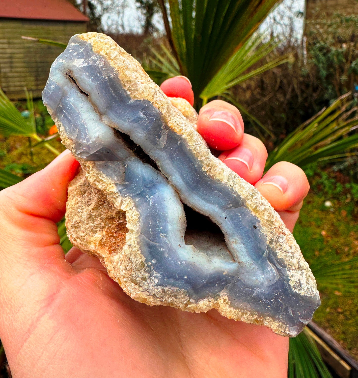 Raw Blue Lace Agate
