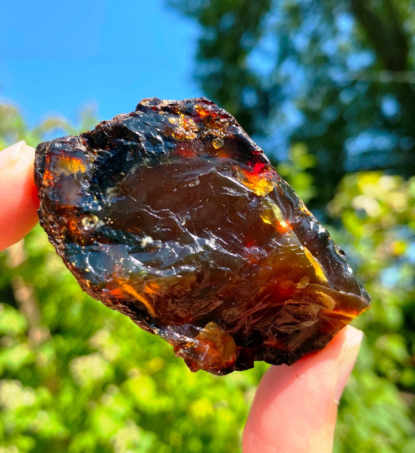 Natural Black Amber