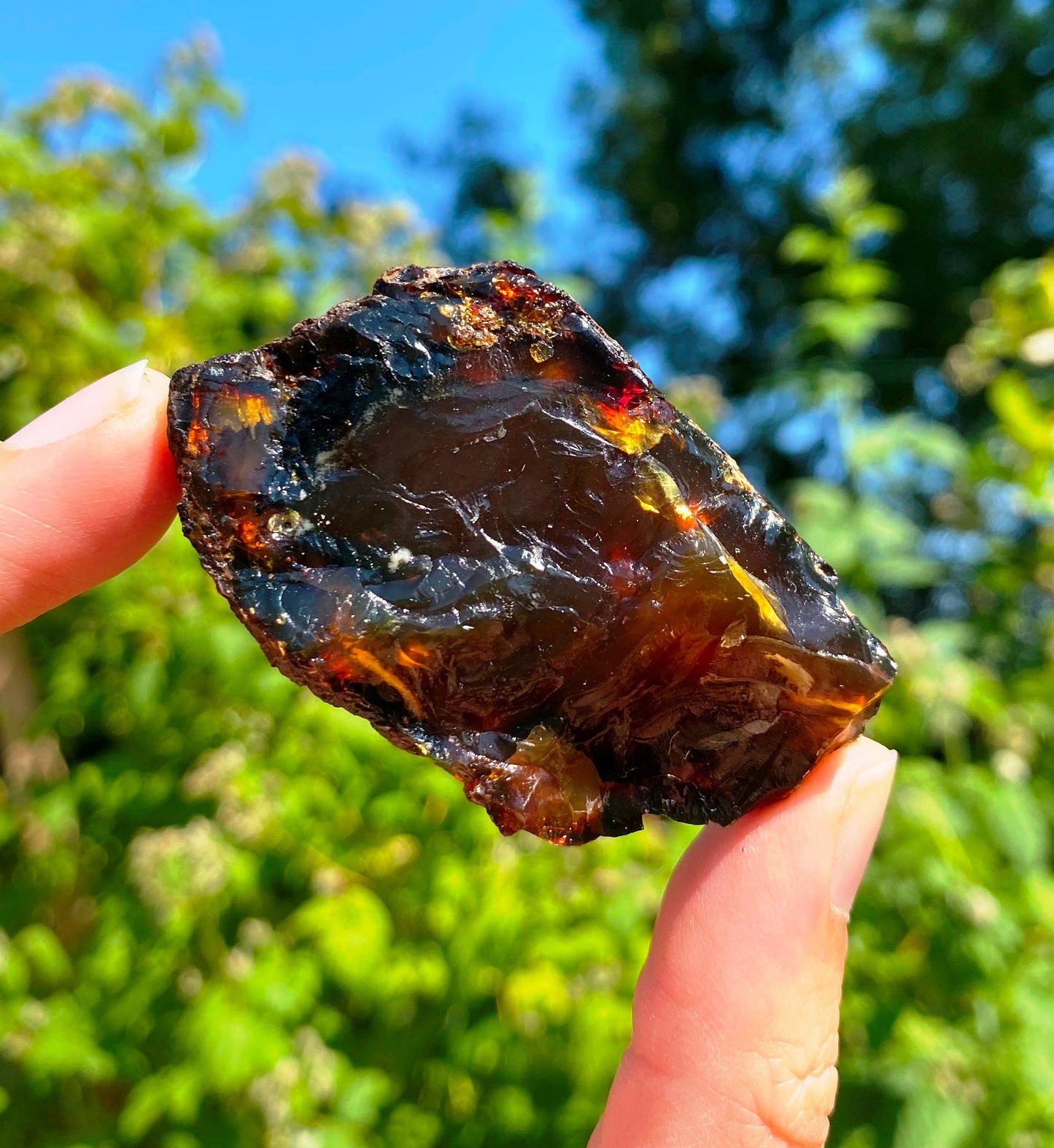 Natural Black Amber