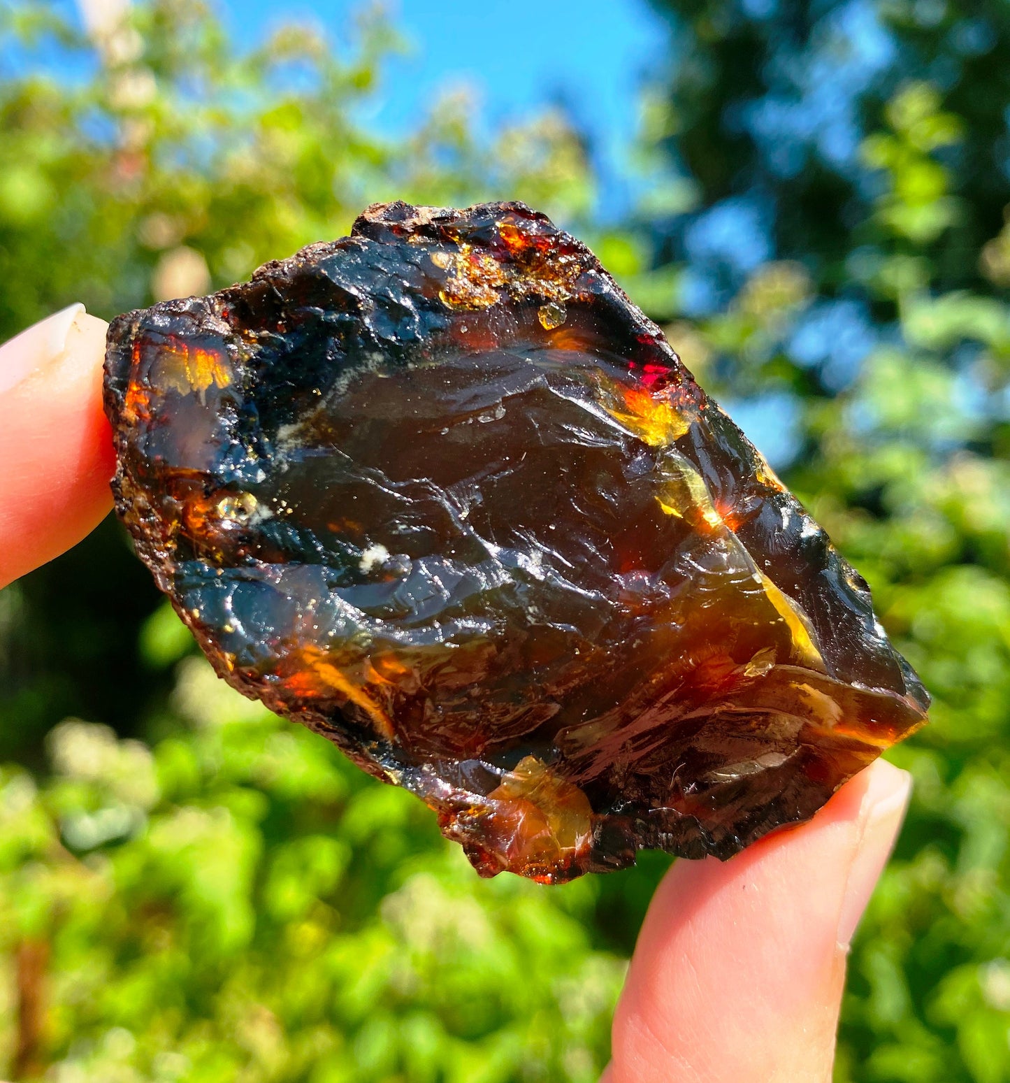 Natural Black Amber