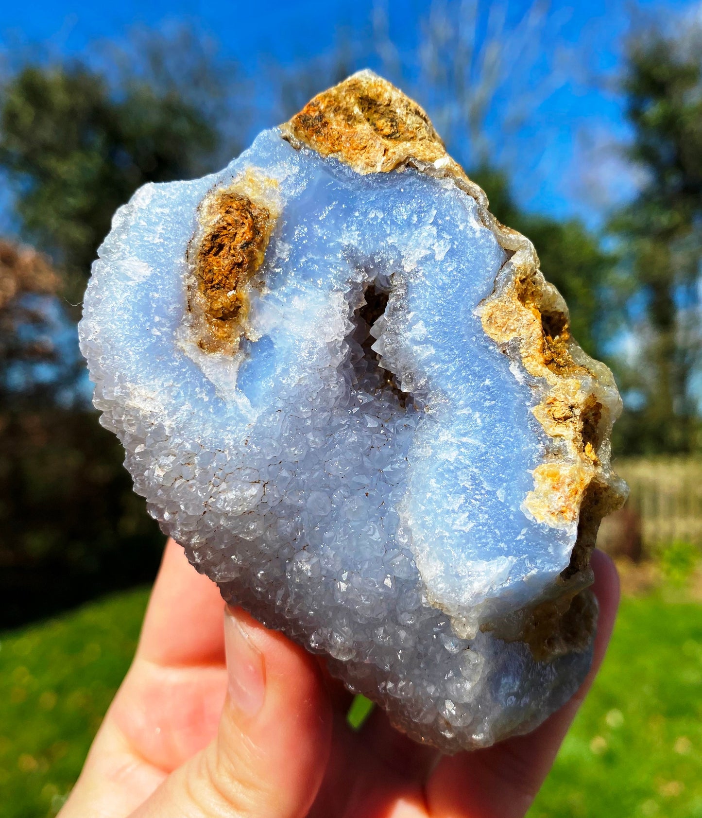 Raw Blue Lace Agate 362g
