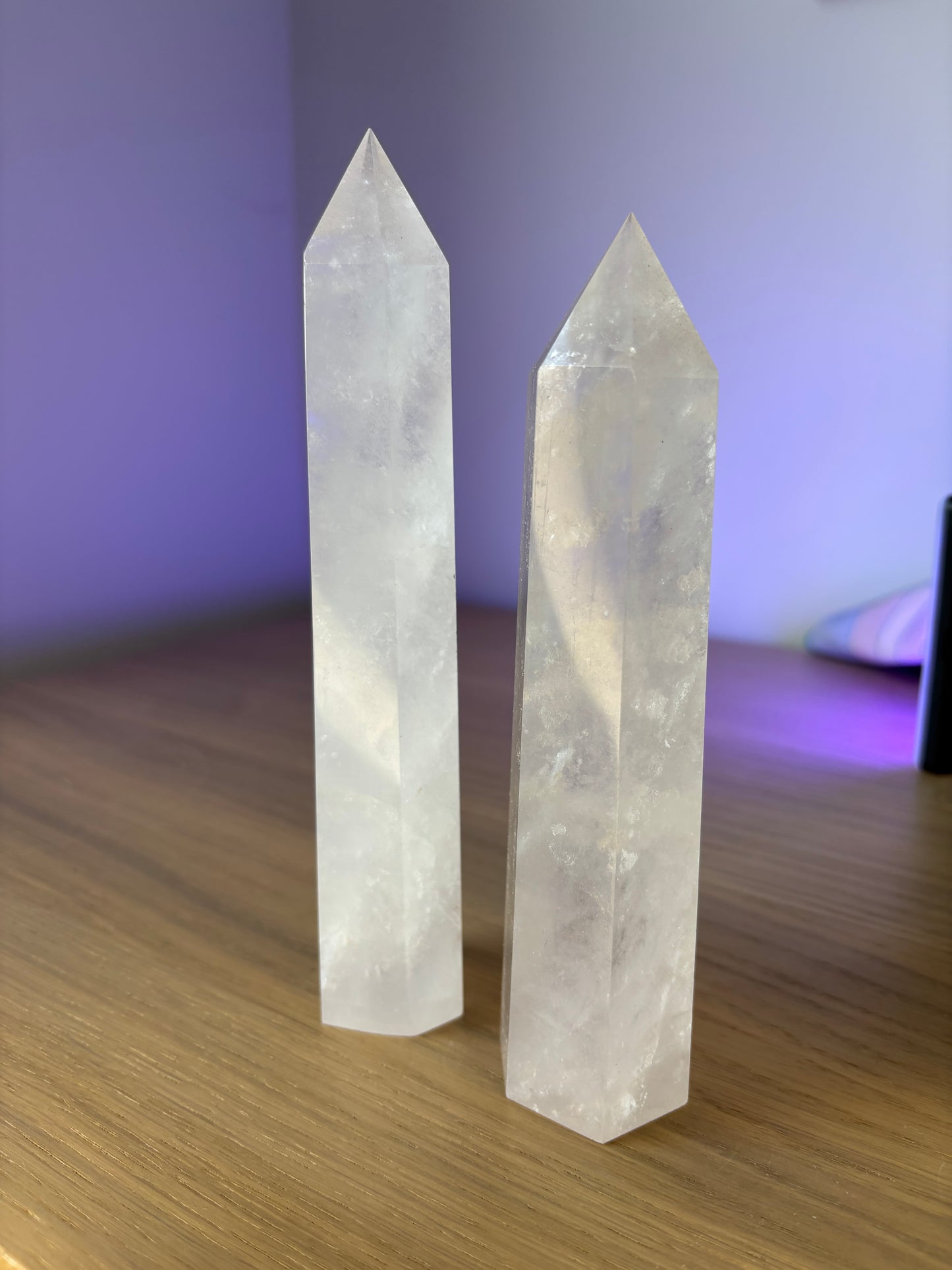 Clear Quartz Tower - 20cm