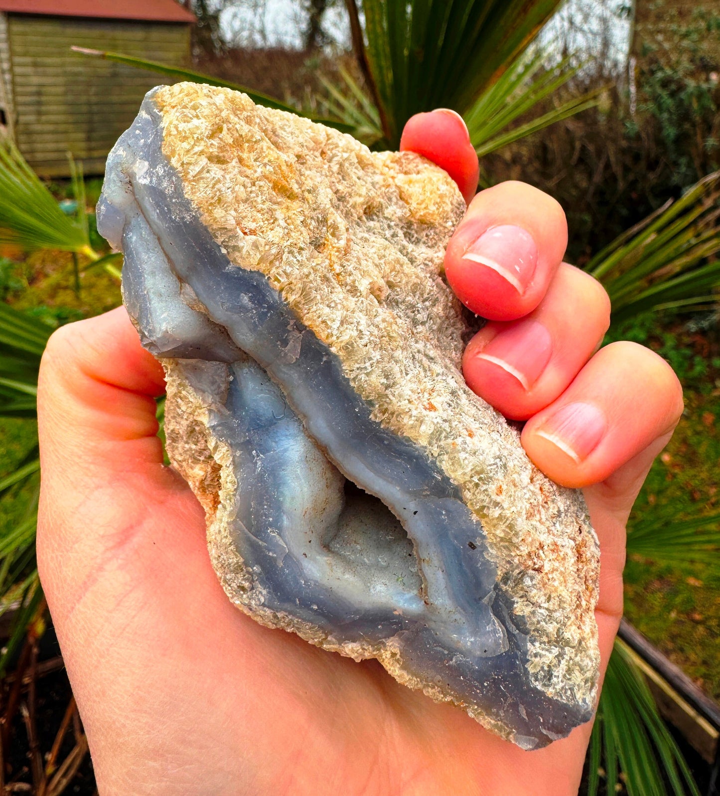 Raw Blue Lace Agate