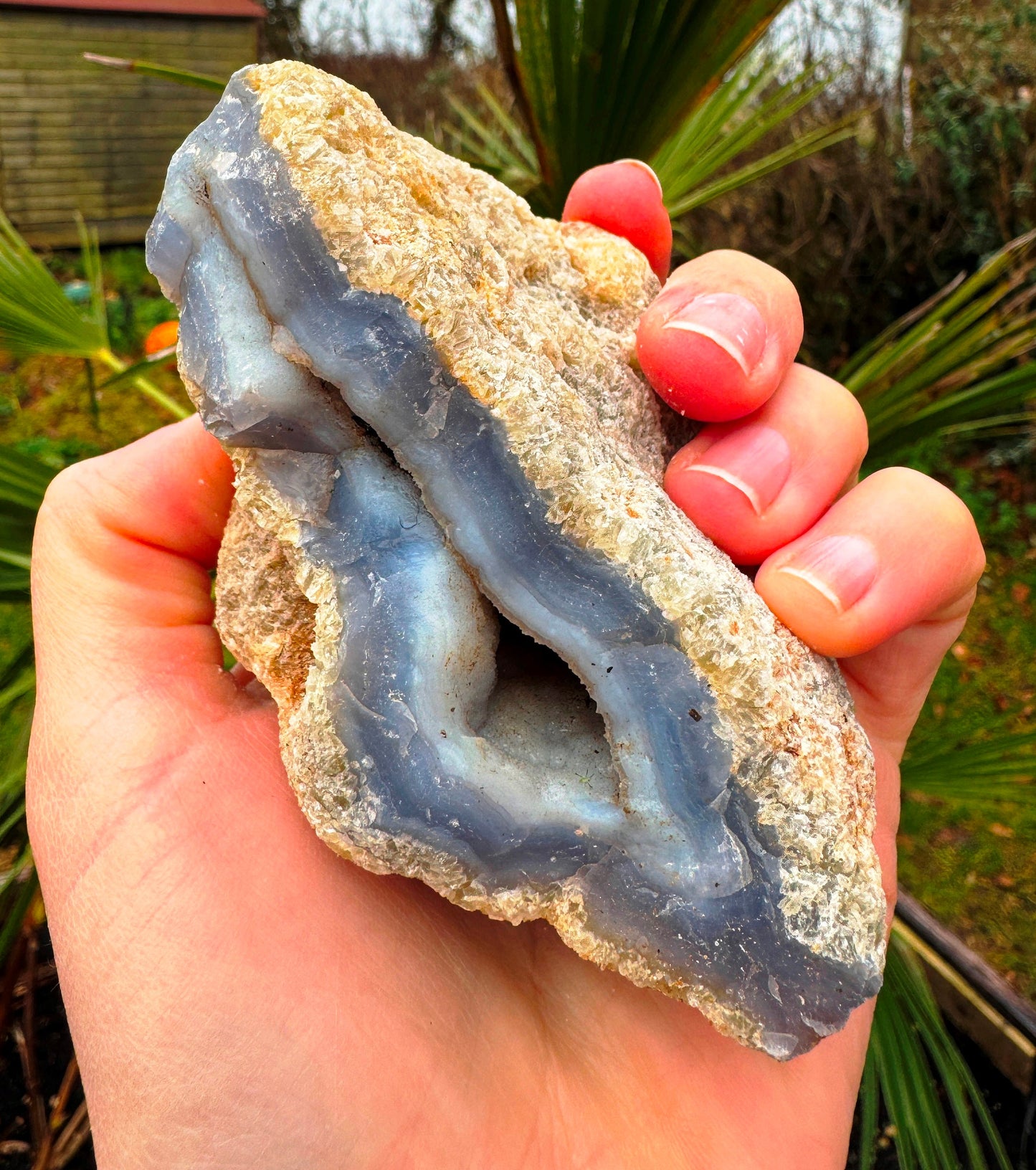 Raw Blue Lace Agate