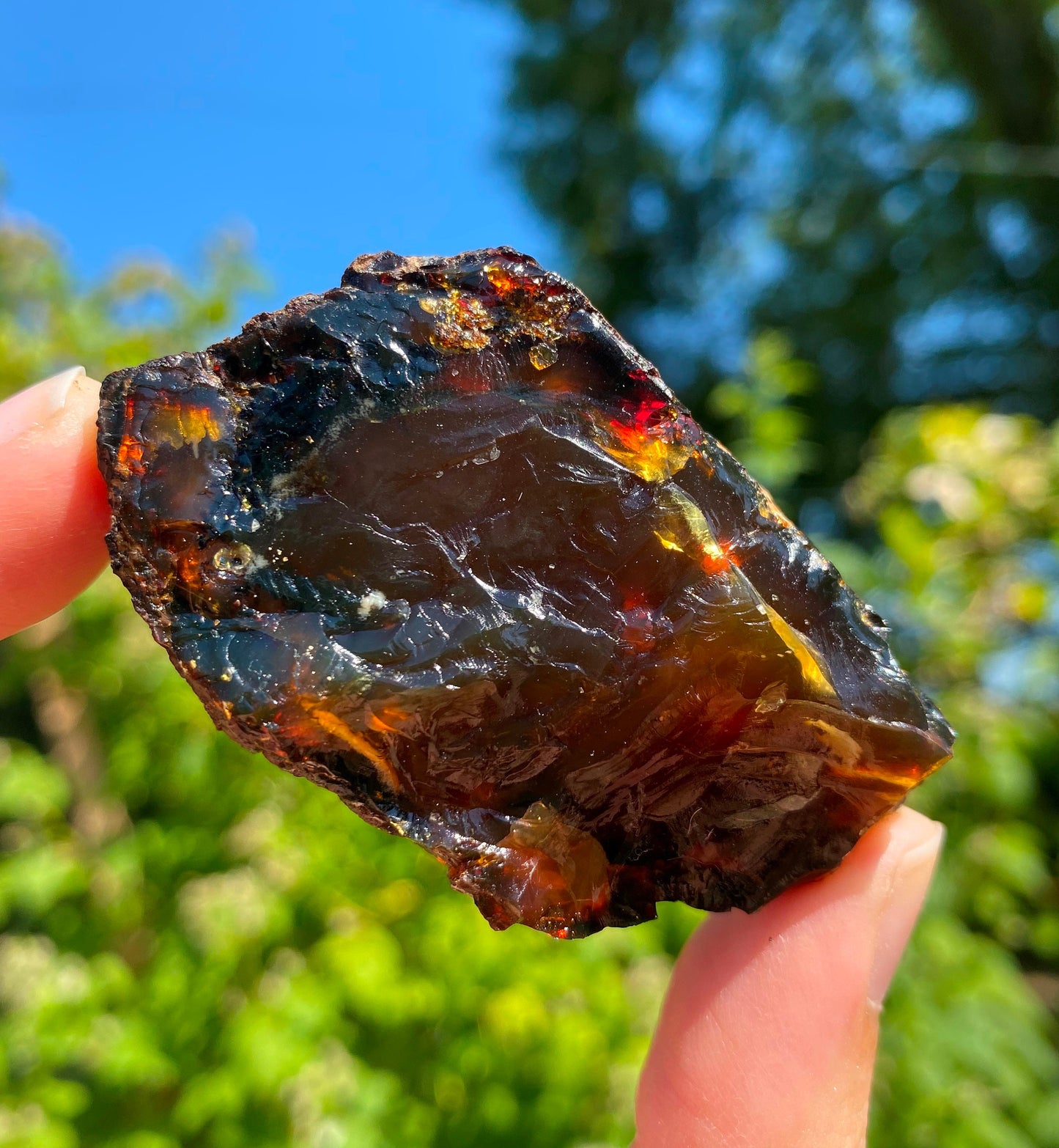 Natural Black Amber