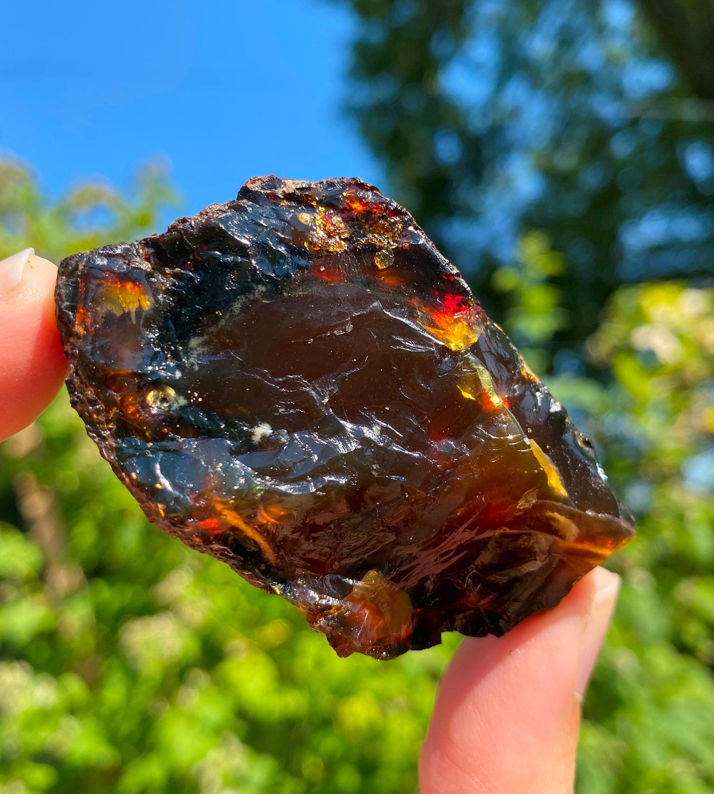 Natural Black Amber