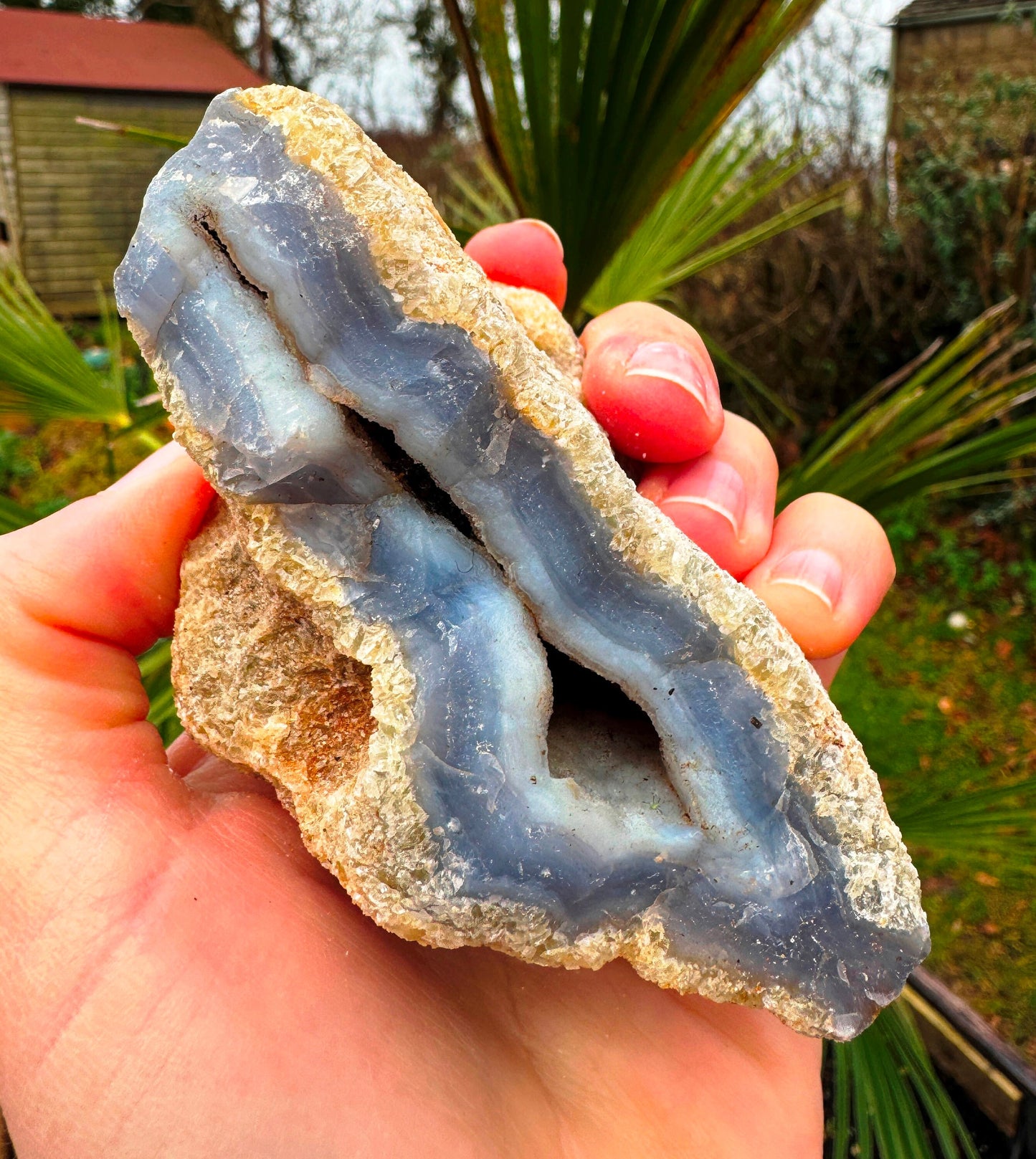 Raw Blue Lace Agate