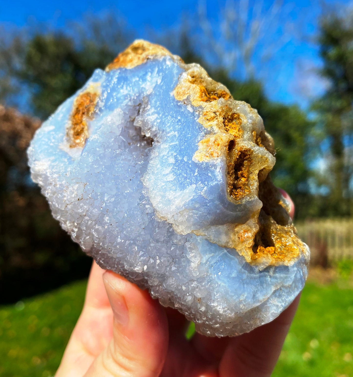 Raw Blue Lace Agate 362g