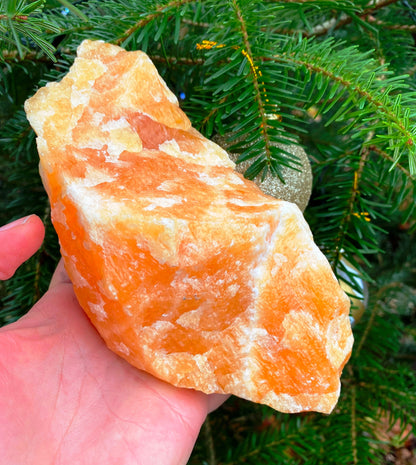 Raw Orange Calcite