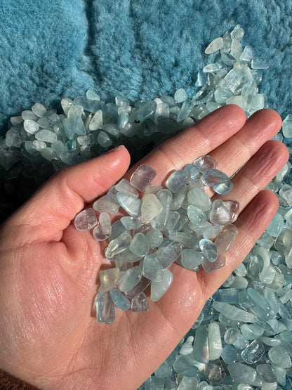Aquamarine chippings