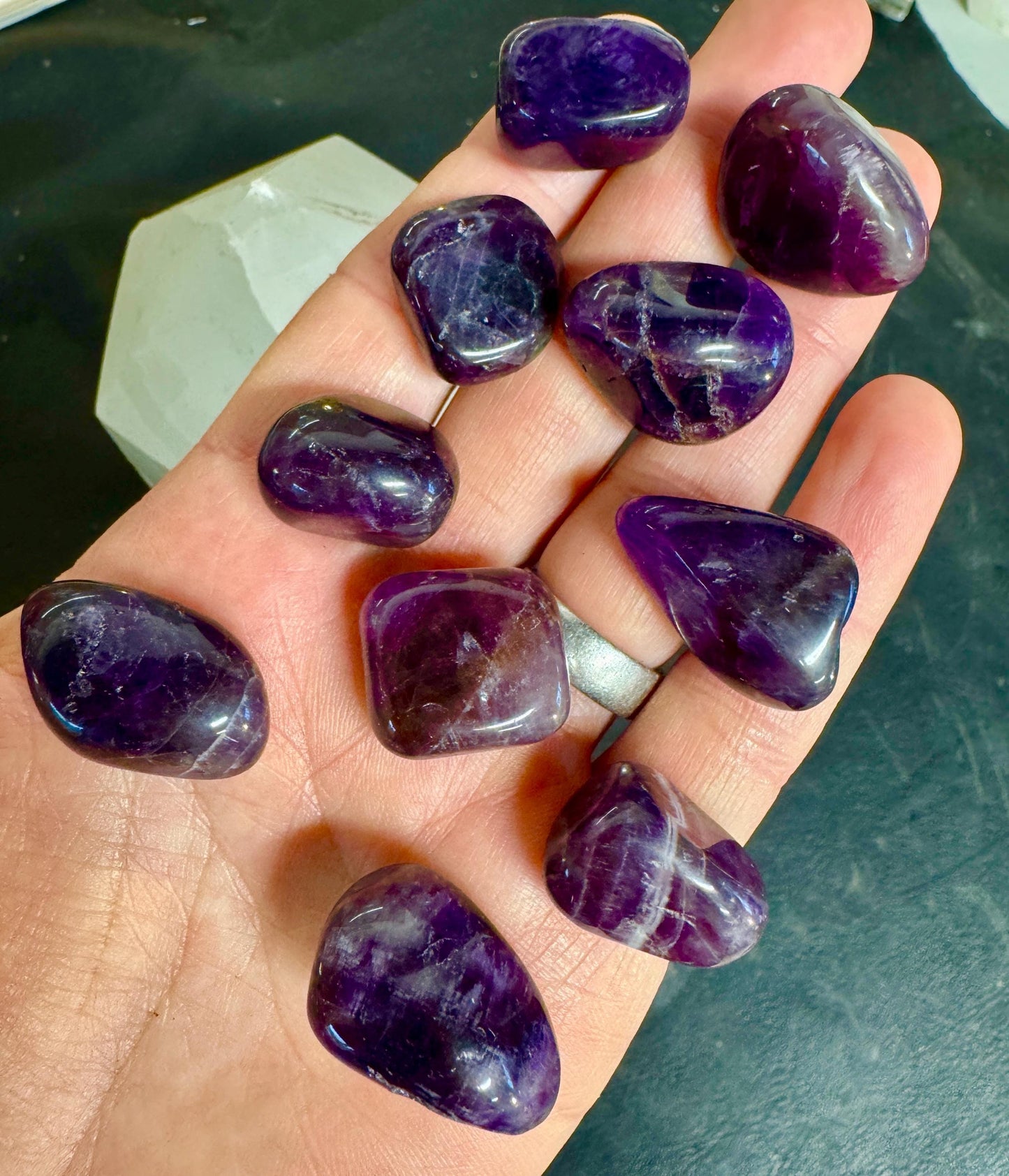 Deep Amethyst Tumblestones