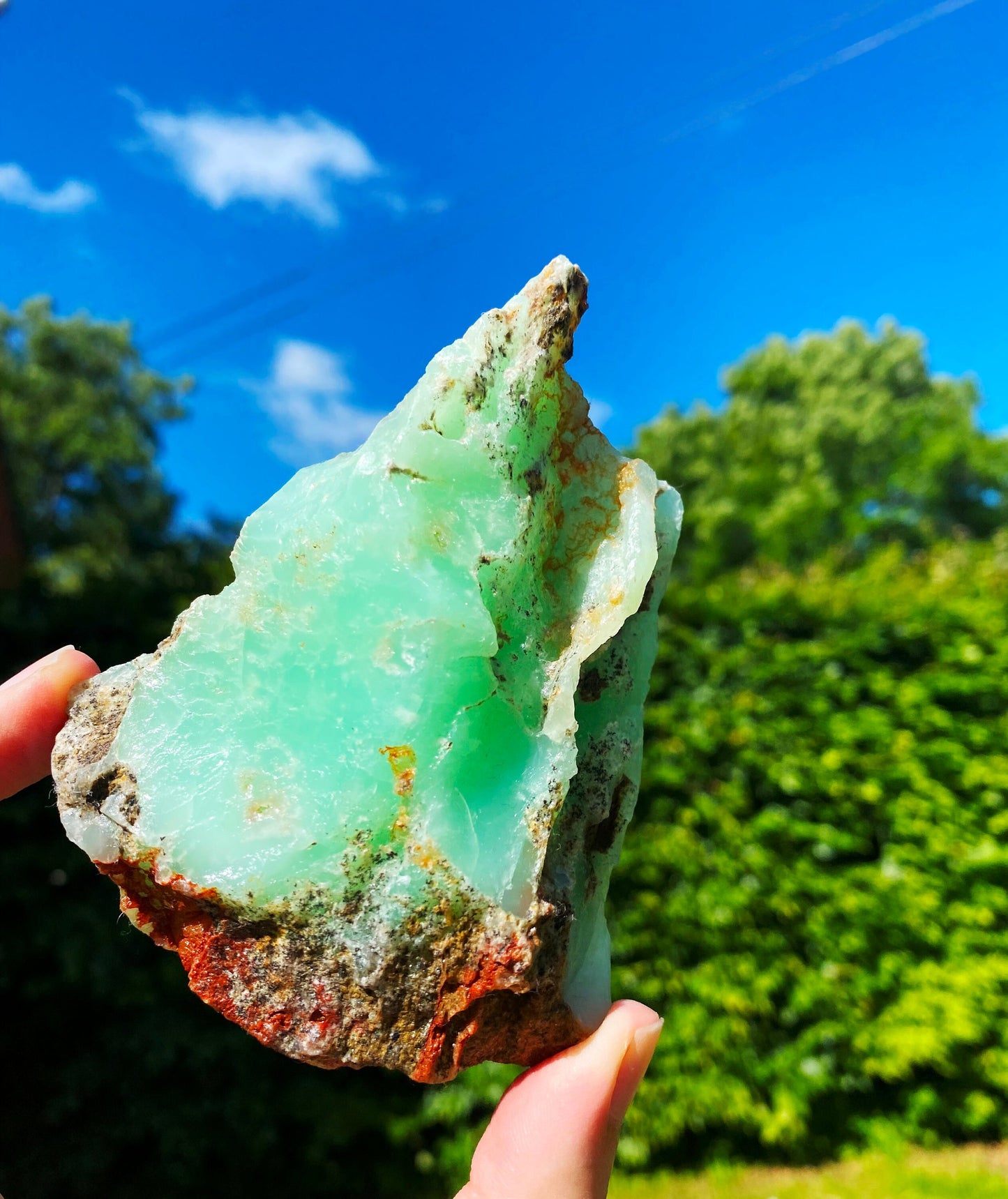 Natural Green Opal Rough
