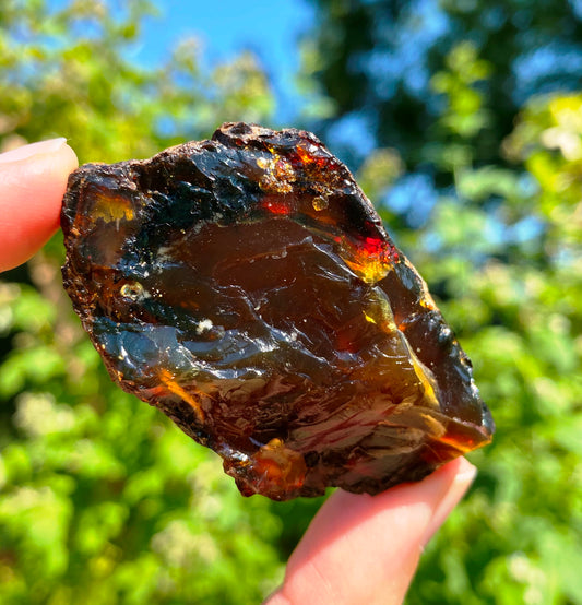 Natural Black Amber