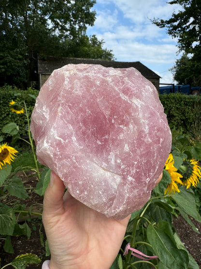 Raw Rose Quartz