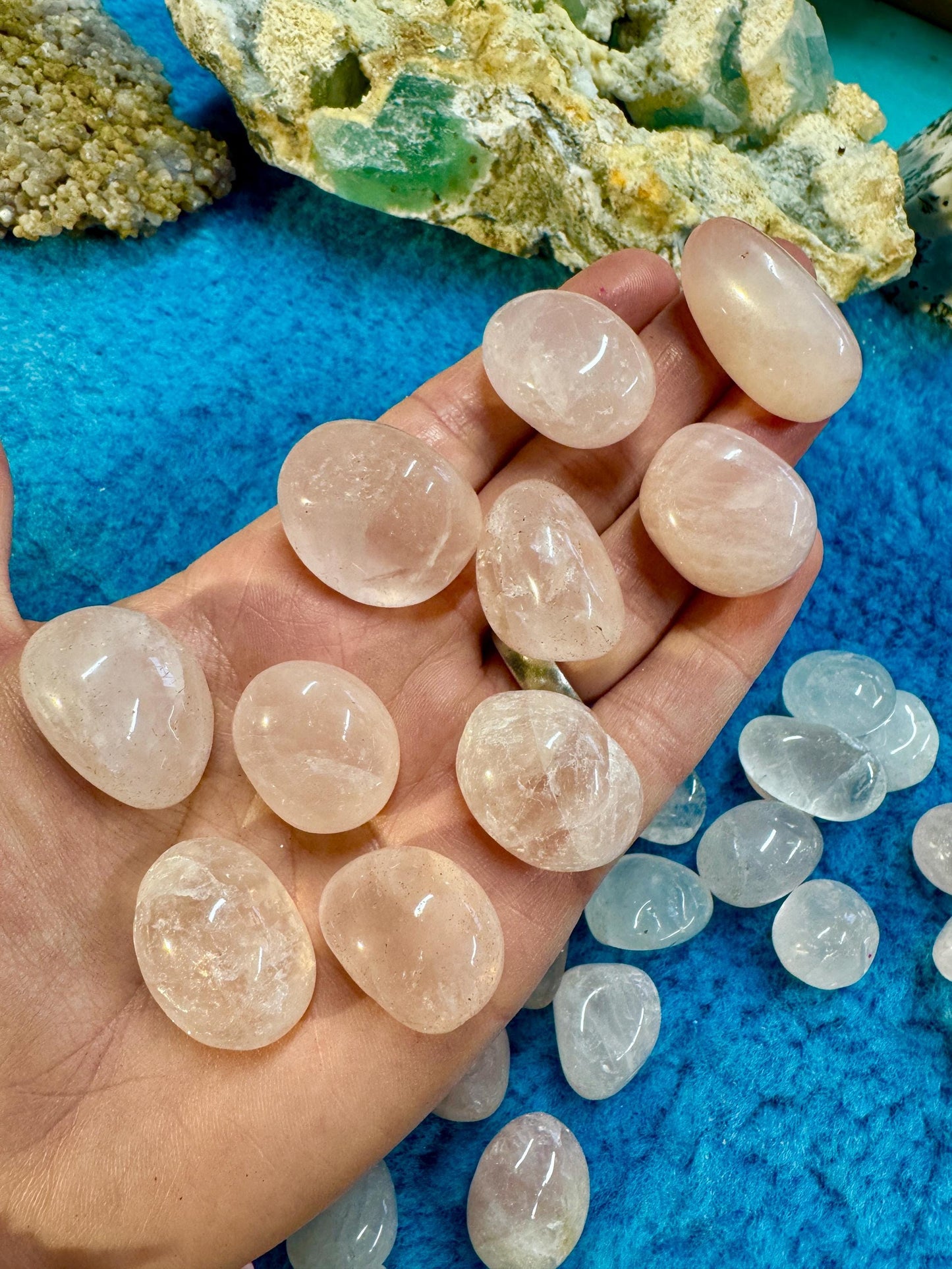 Rose quartz Tumblestones