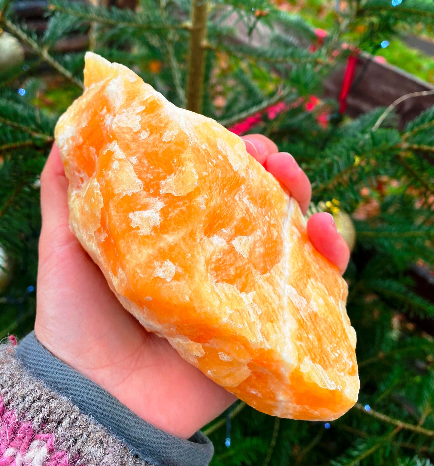 Raw Orange Calcite
