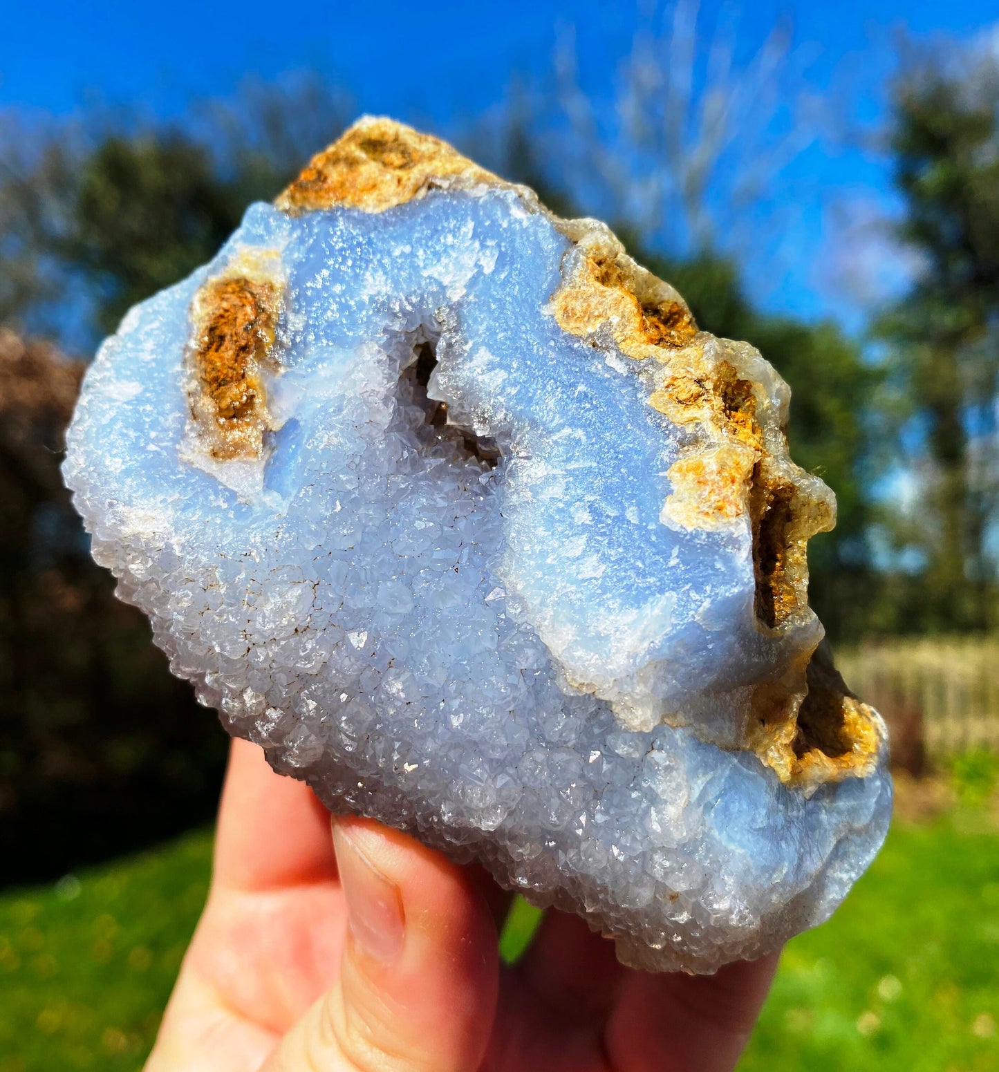 Raw Blue Lace Agate 362g