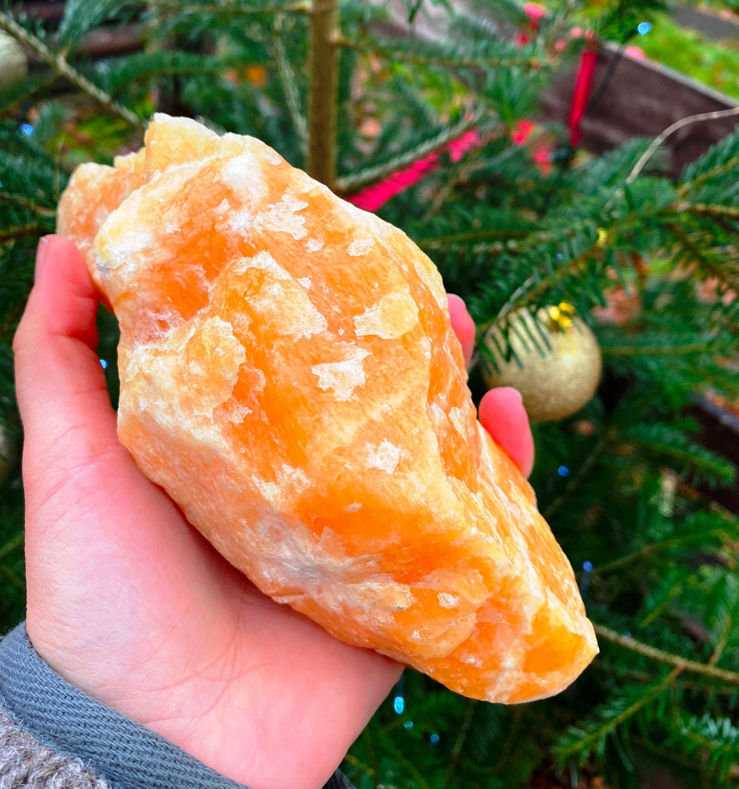Raw Orange Calcite
