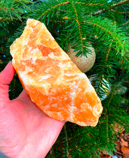 Raw Orange Calcite