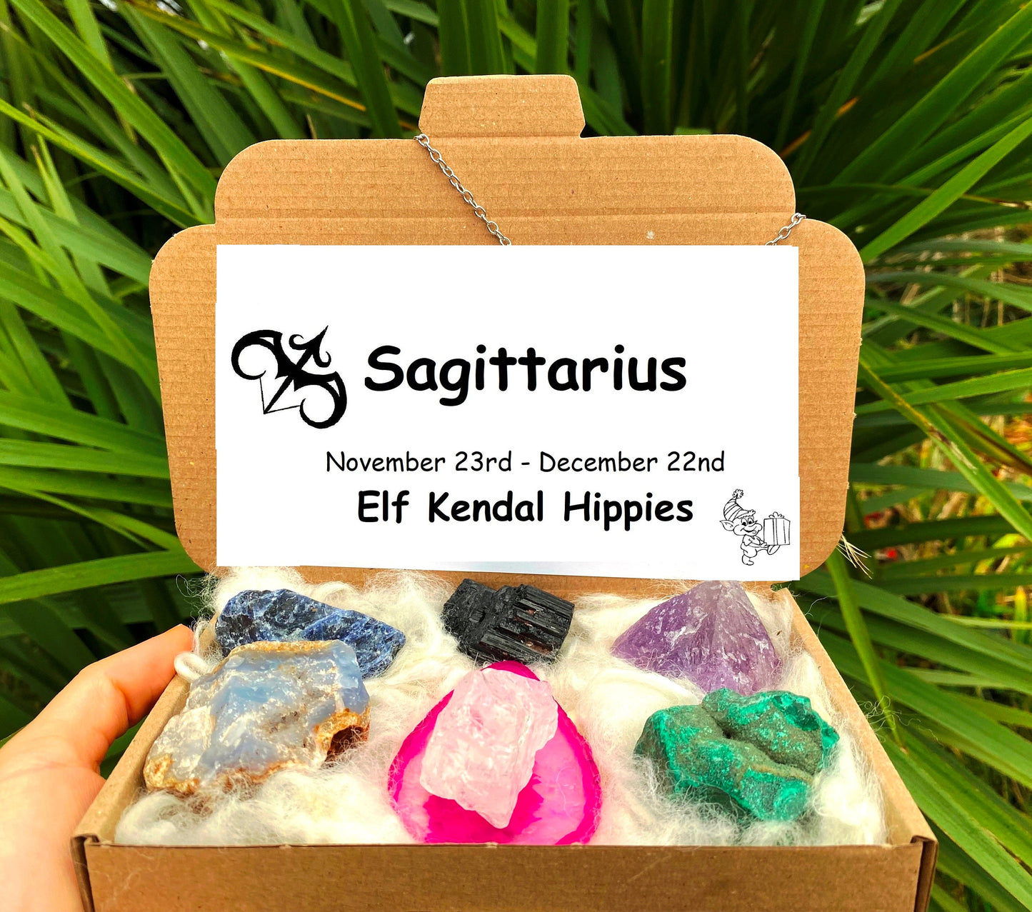 Star sign crystal gift box