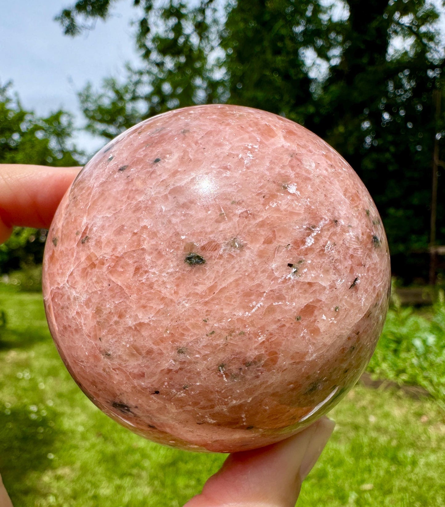 Sunstone Crystal Sphere