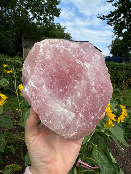 Raw Rose Quartz
