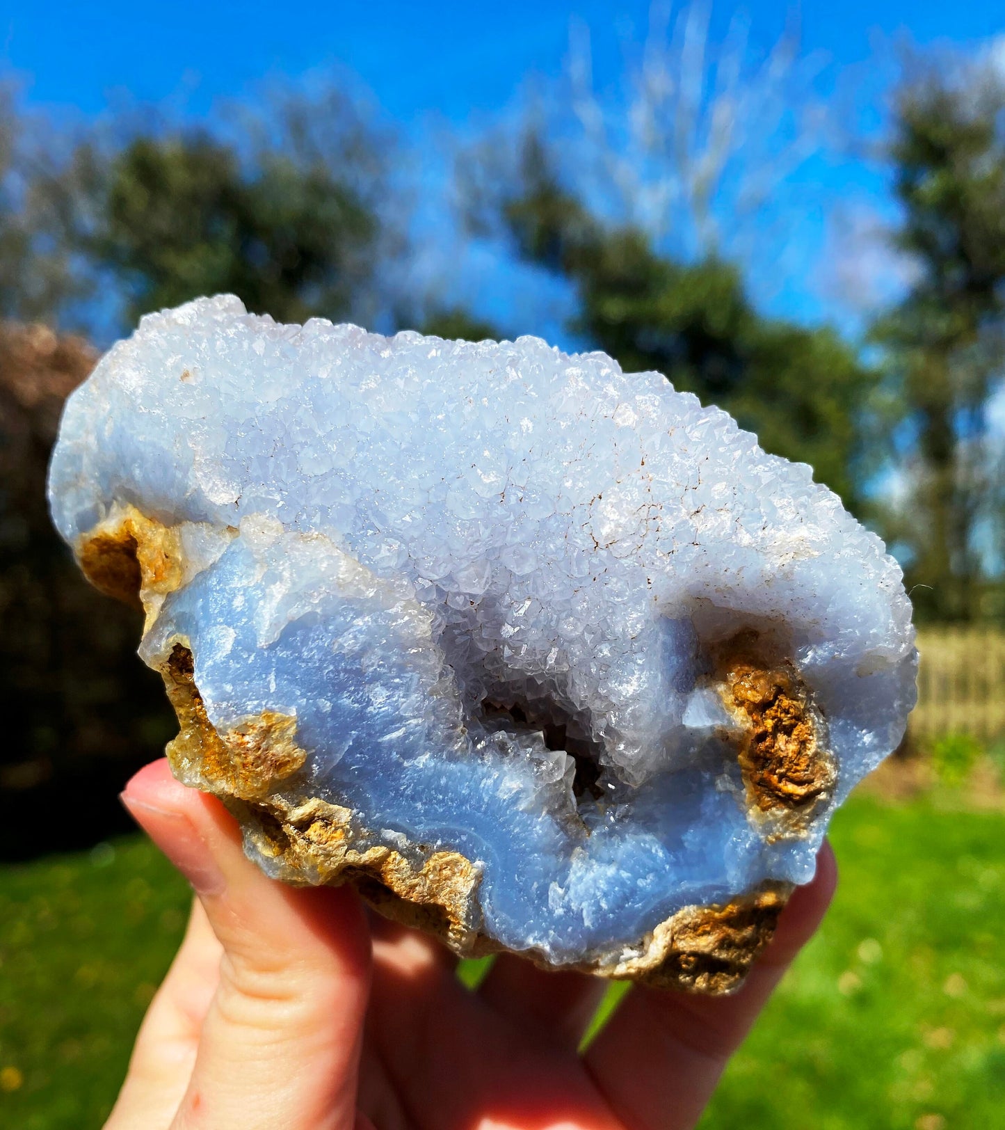 Raw Blue Lace Agate 362g