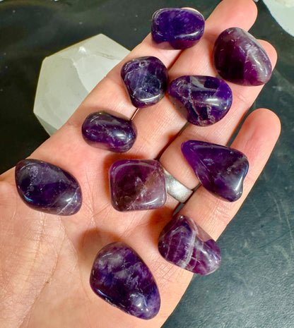 Deep Amethyst Tumblestones