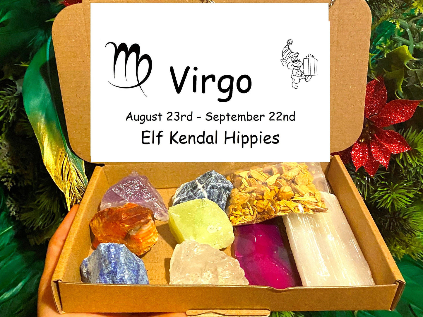 Star sign crystal gift box