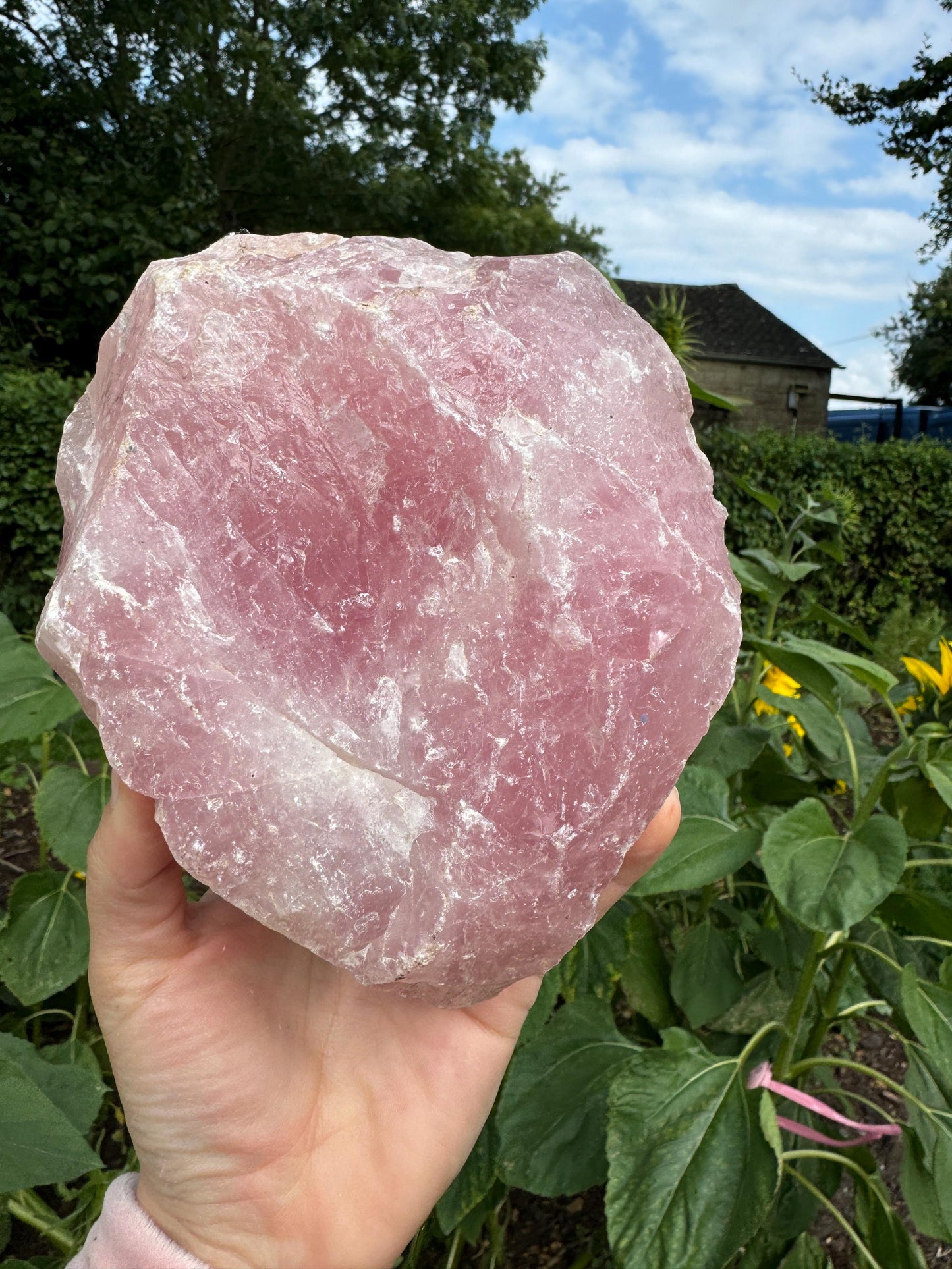 Raw Rose Quartz