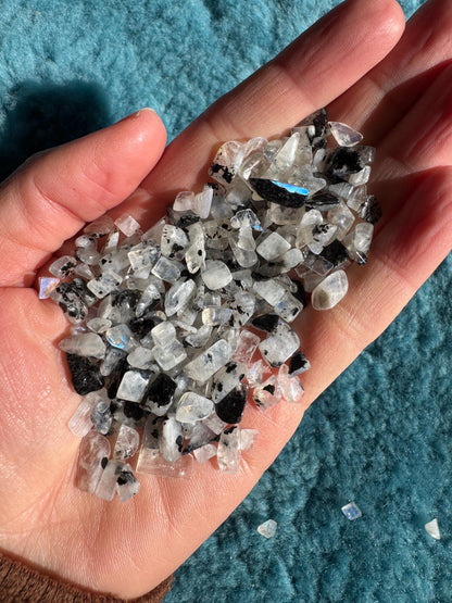 Rainbow Moonstone chippings