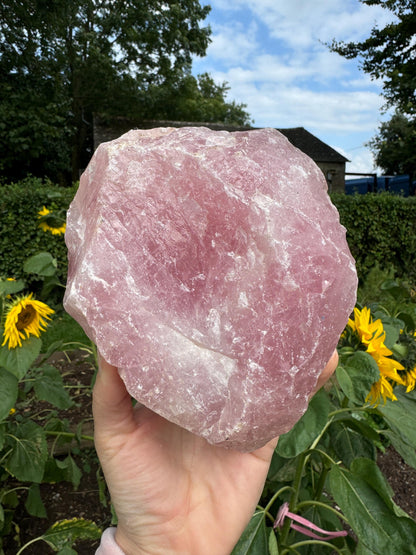 Raw Rose Quartz