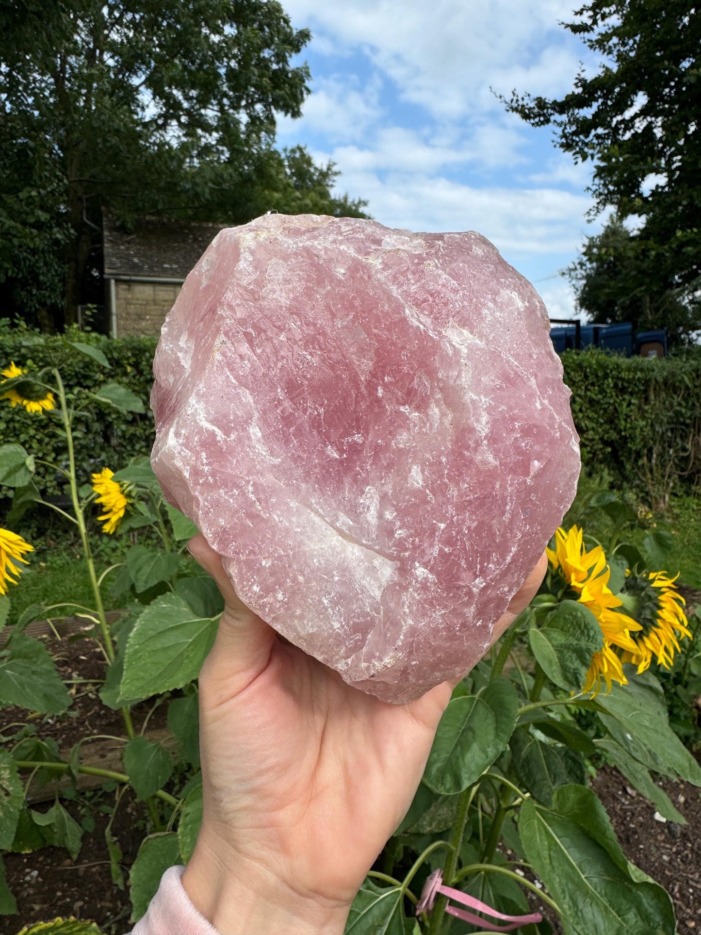 Raw Rose Quartz