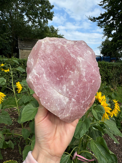 Raw Rose Quartz