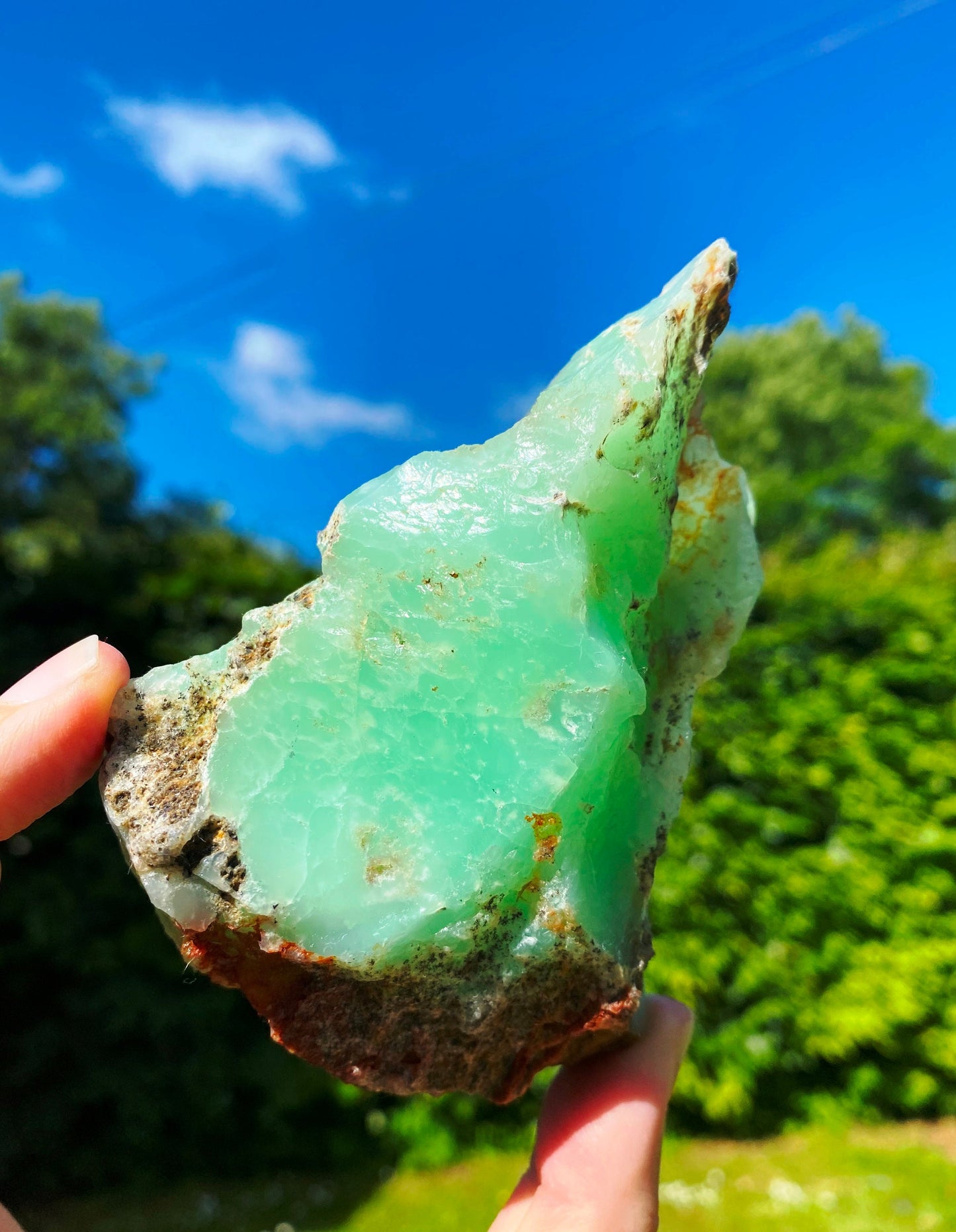 Natural Green Opal Rough