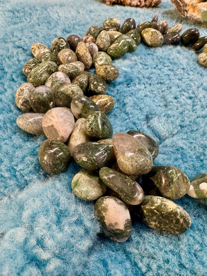 Moss agate Tumblestones
