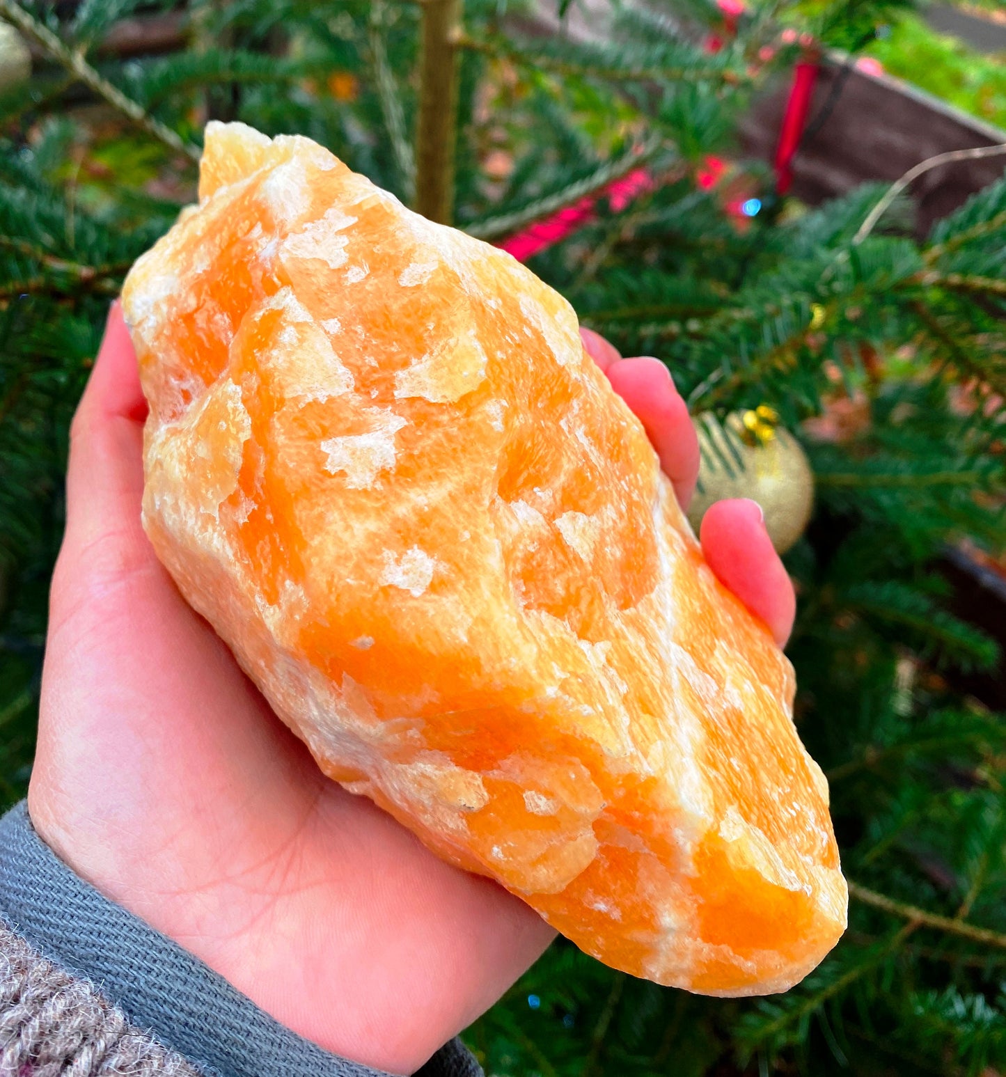 Raw Orange Calcite