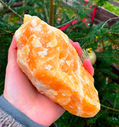 Raw Orange Calcite