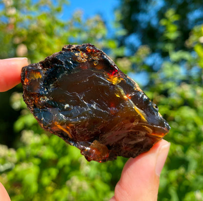 Natural Black Amber