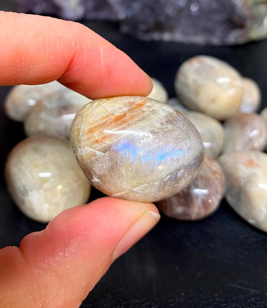 Belomorite Moonstone Tumblestones