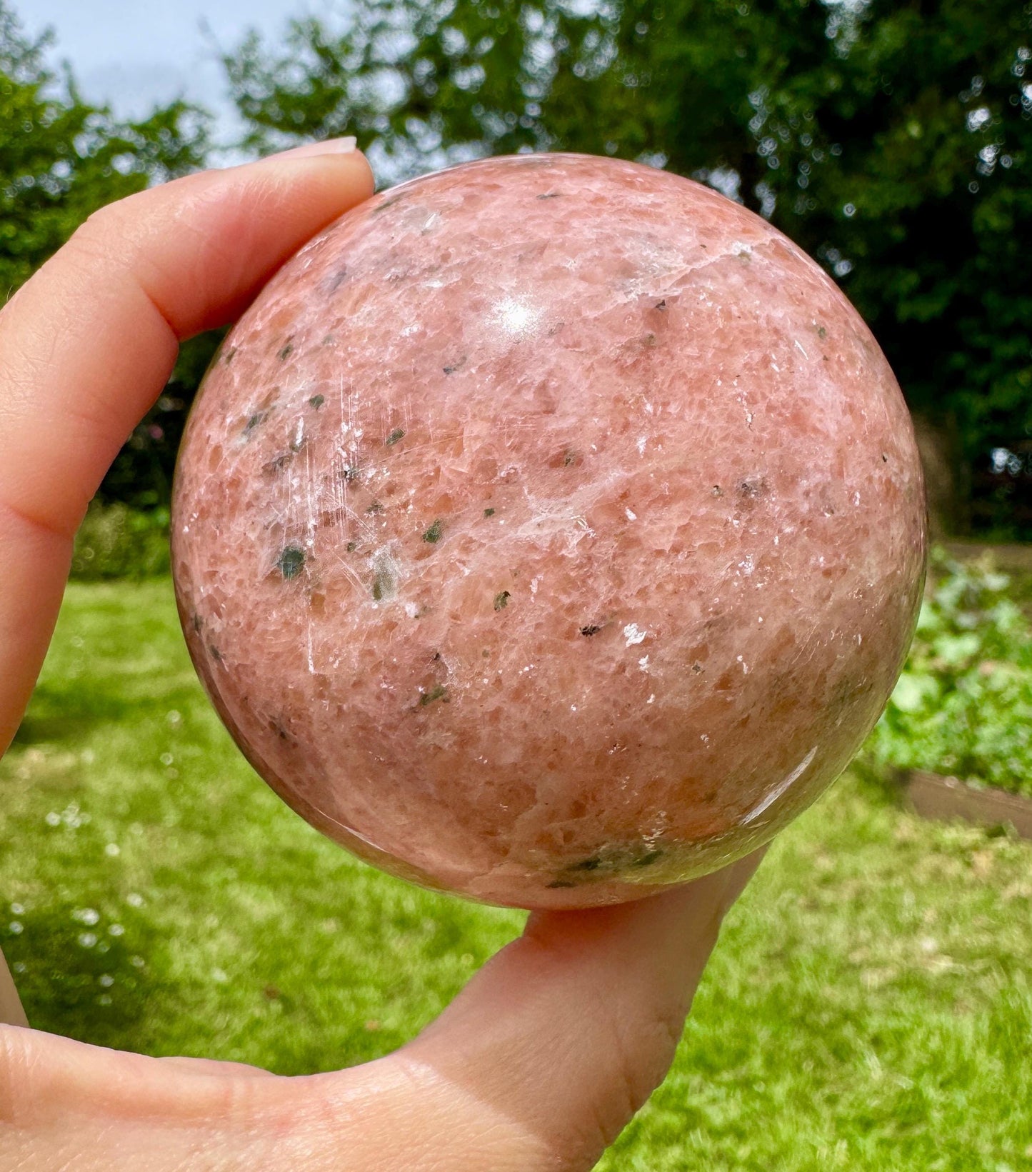 Sunstone Crystal Sphere