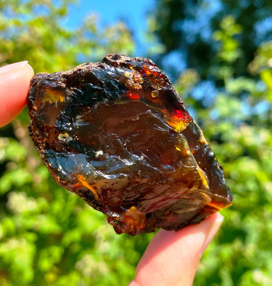 Natural Black Amber
