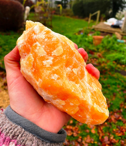 Raw Orange Calcite
