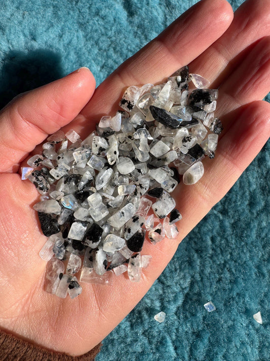 Rainbow Moonstone chippings