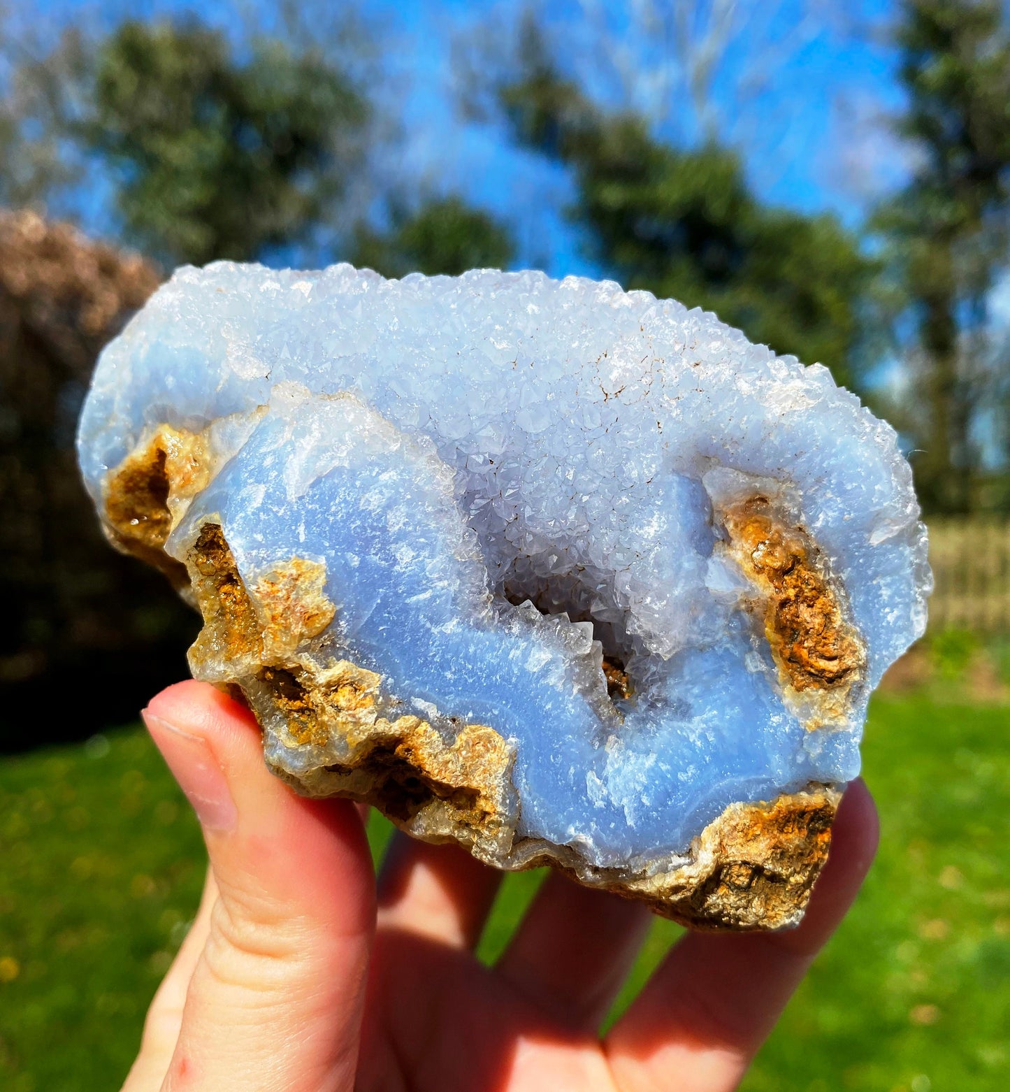 Raw Blue Lace Agate 362g