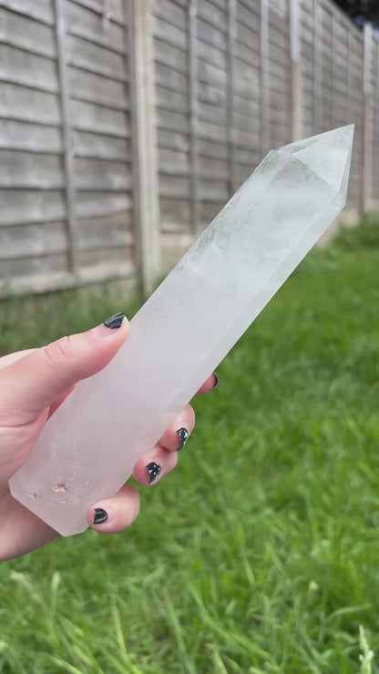 Clear Quartz Tower - 20cm